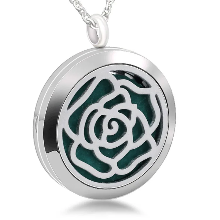 316L Stainless Steel Essential Oil Diffuser Necklace Pendant 4 Style R 30MM Magnetic Aromatherapy Necklace For Women
316L Stainless Steel Essential Oil Diffuser Necklace Pendant 4 Style R 30MM Magnetic Aromatherapy Necklace For Women