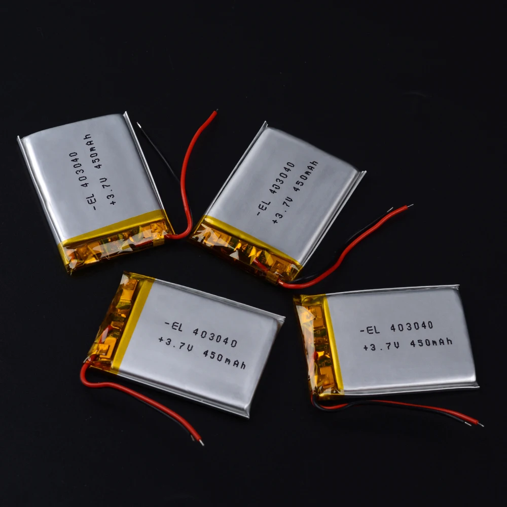 3.7V 450mAh 403040 Lithium Polymer Li-Po li ion Battery Recorder wireless mouse Sansa Clip +, controller native Registrar
3.7V 450mAh 403040 Lithium Polymer Li-Po li ion Battery Recorder wireless mouse Sansa Clip +, controller native Registrar