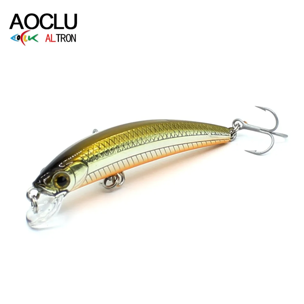 AOCLU wobbler 6pcs/lot Jerkbait 6 Colors 50mm 2.6g Hard Bait Small Minnow Fishing lures Bass Fresh Salt water VMC hooks tackle
AOCLU wobbler 6pcs/lot Jerkbait 6 Colors 50mm 2.6g Hard Bait Small Minnow Fishing lures Bass Fresh Salt water VMC hooks tackle