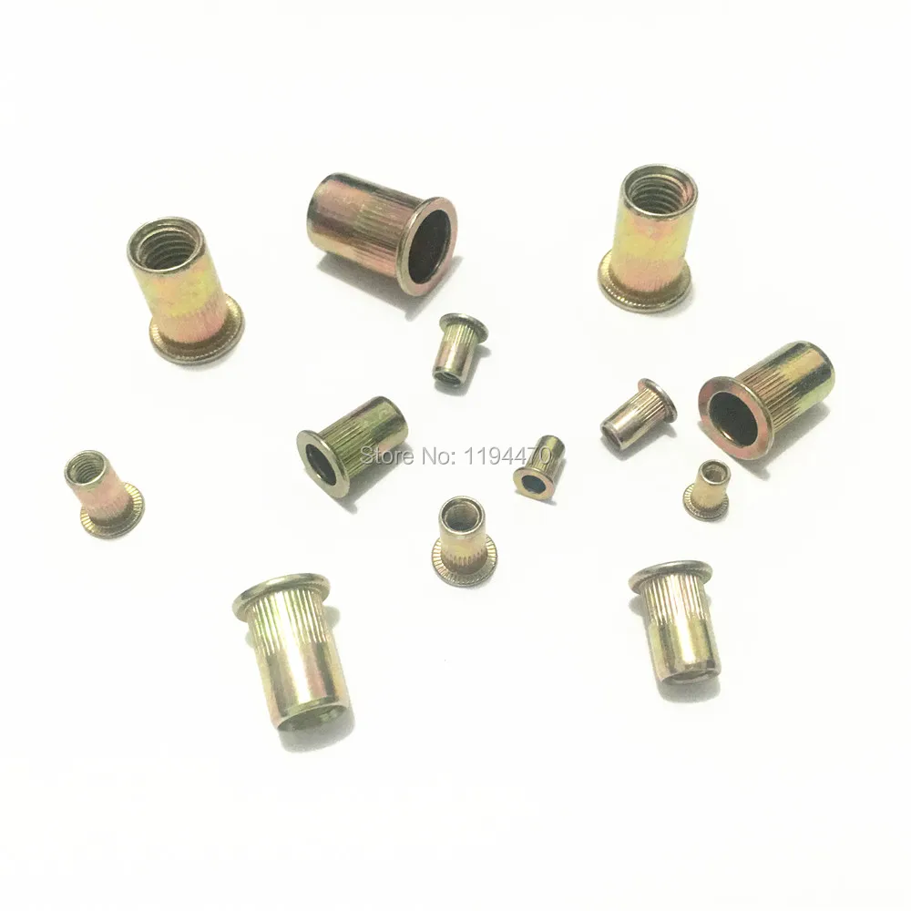 20-200pcs M3 M4 M5 M6 M8 M10 M12 Metric Thread Zinc Plated Carbon Steel Flat Head Rivet Nut Insert knurled Nut Cap Rivnut
20-200pcs M3 M4 M5 M6 M8 M10 M12 Metric Thread Zinc Plated Carbon Steel Flat Head Rivet Nut Insert knurled Nut Cap Rivnut
