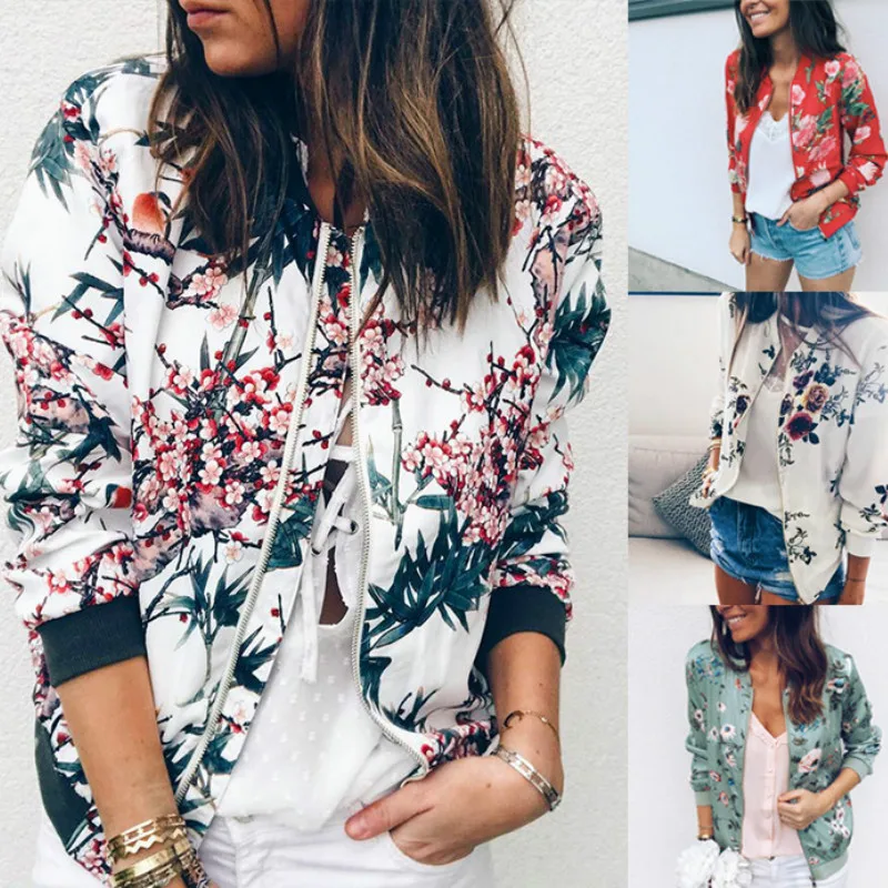Print Bomber Jacket Women Flowers Zipper Up Retro Coat Spring 2019 Summer Long Sleeve Basic Plus Size Short Biker Jackets Female
Print Bomber Jacket Women Flowers Zipper Up Retro Coat Spring 2019 Summer Long Sleeve Basic Plus Size Short Biker Jackets Female