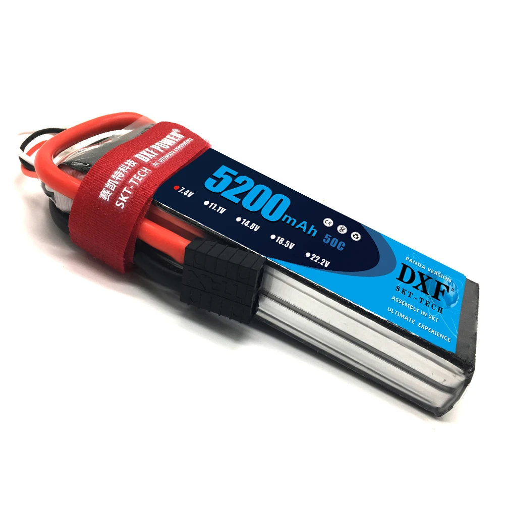 DXF Lipo Battery 7.4V 5200MAH 50C 2S MAX100C T/XT60 LiPo RC Battery For Rc Helicopter Car Boat drone truck quadcopter
DXF Lipo Battery 7.4V 5200MAH 50C 2S MAX100C T/XT60 LiPo RC Battery For Rc Helicopter Car Boat drone truck quadcopter
