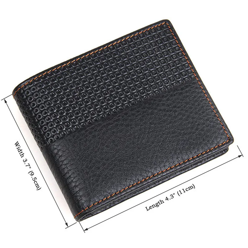 Genuine Leather Men's Wallet Casual Man Cowhide Coin Purse Male Credit ID & Card Holders Standard Wallets Fashion Black
Genuine Leather Men's Wallet Casual Man Cowhide Coin Purse Male Credit ID & Card Holders Standard Wallets Fashion Black