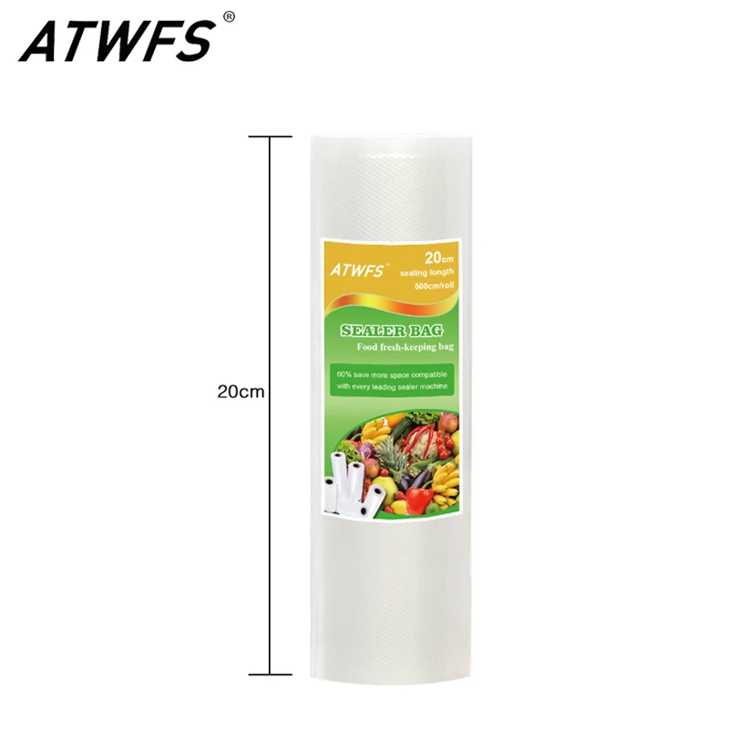 ATWFS горячая распродажа 20 см x 500 см 1 рулон вакуумный пищевой пакет для кухни вакуумные пакеты для хранения упаковочная пленка сохраняет свеж...
ATWFS горячая распродажа 20 см x 500 см 1 рулон вакуумный пищевой пакет для кухни вакуумные пакеты для хранения упаковочная пленка сохраняет свеж...