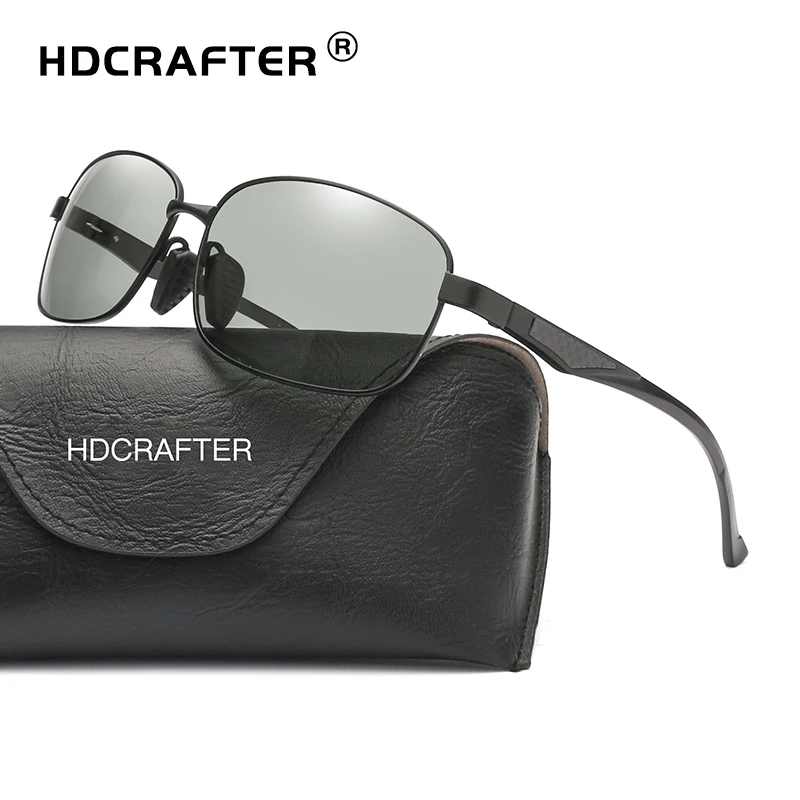 HDCRAFTER Photochromic Lenses Glasses Men Women Driving Sunglasses Aluminum Frame Polarized Sun Glasses Men's Goggle Eyewear
HDCRAFTER Photochromic Lenses Glasses Men Women Driving Sunglasses Aluminum Frame Polarized Sun Glasses Men's Goggle Eyewear