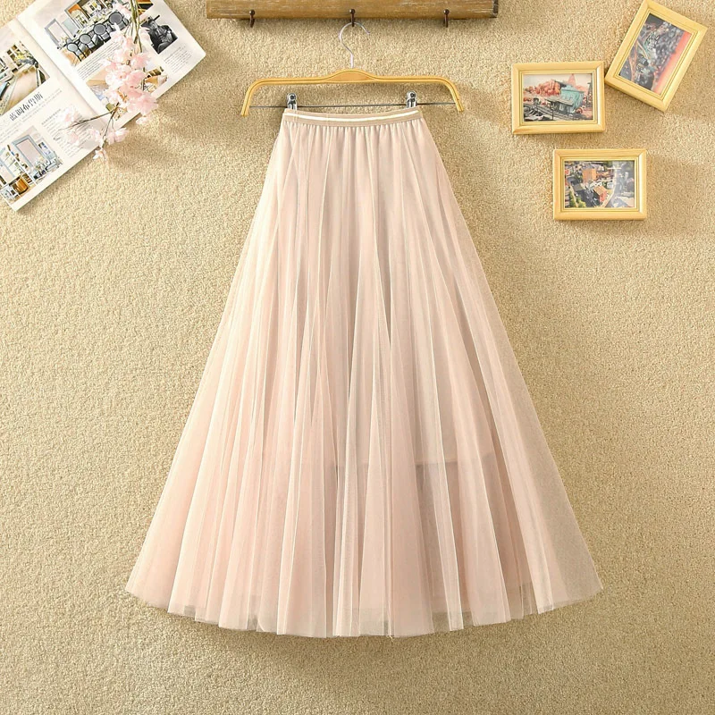 Tulle Skirts Womens Midi Pleated Skirt Black Pink Tulle Skirt Women 2019 Spring Summer Korean Elastic High Waist Mesh Tutu Skirt
Tulle Skirts Womens Midi Pleated Skirt Black Pink Tulle Skirt Women 2019 Spring Summer Korean Elastic High Waist Mesh Tutu Skirt