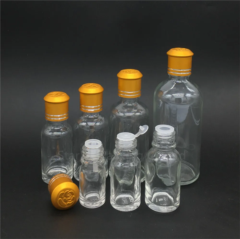 500pcs 5ml/10ml/15ml/20ml/30ML/50ml/100ml transparent Glass Bottle Vials Essential Oil Bottle with gold cap Perfume bottles
500pcs 5ml/10ml/15ml/20ml/30ML/50ml/100ml transparent Glass Bottle Vials Essential Oil Bottle with gold cap Perfume bottles
