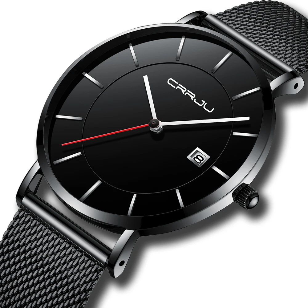 Relogio Masculino Top Luxury Brand CRRJU Fashion Mens Watches Business Waterproof Quartz Clock Full Steel Ultra thin Sport Watch
Relogio Masculino Top Luxury Brand CRRJU Fashion Mens Watches Business Waterproof Quartz Clock Full Steel Ultra thin Sport Watch