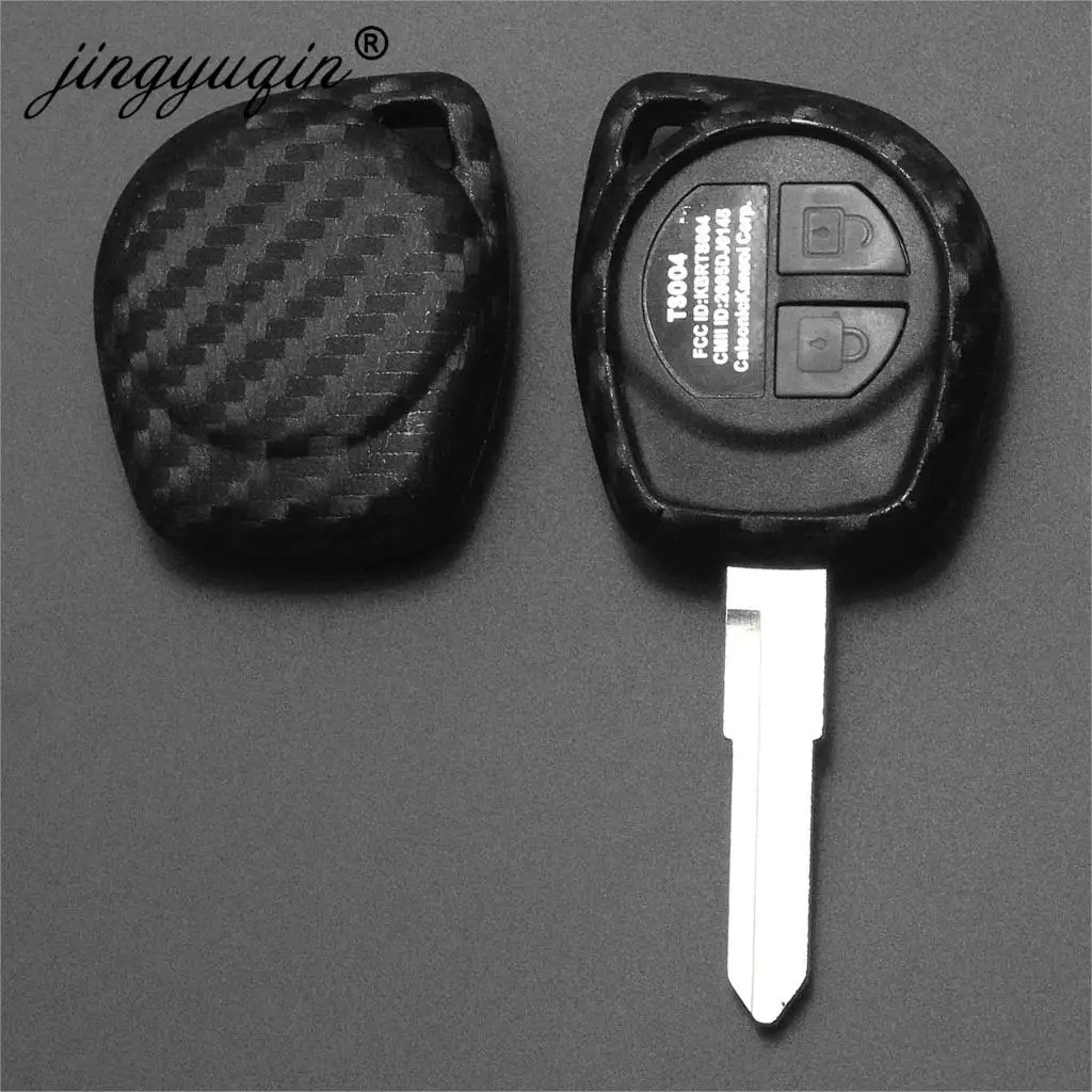 jingyuqin 10pcs/lot Carbon Silicone Remote Key Case For Suzuki SX4 Swift Vitara Fiber Car Styling Fob Protect Cover
jingyuqin 10pcs/lot Carbon Silicone Remote Key Case For Suzuki SX4 Swift Vitara Fiber Car Styling Fob Protect Cover