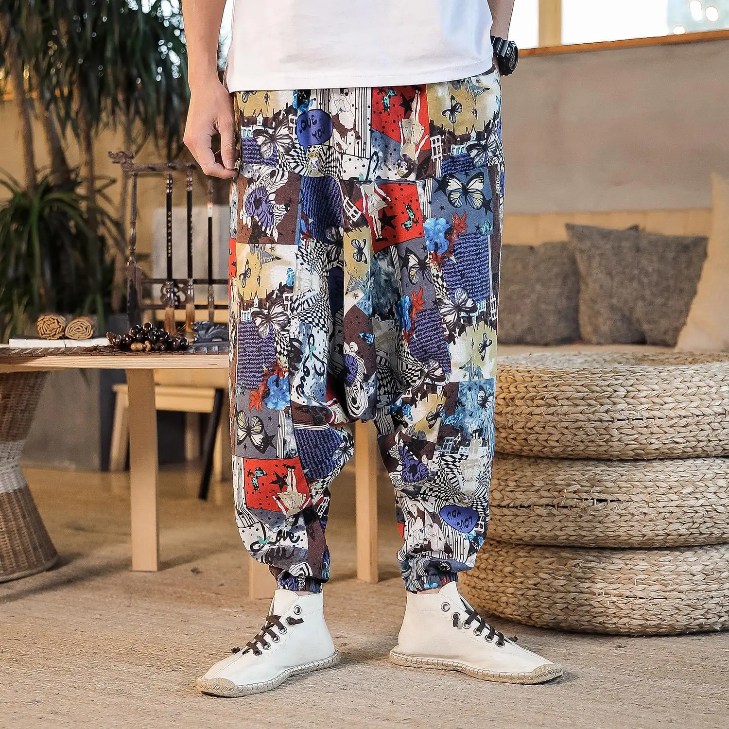 Loldeal Spring Summer Hanging Pants Chinese Style Casual Loose Nepal Pants Linen Pants Men's Big Pants
Loldeal Spring Summer Hanging Pants Chinese Style Casual Loose Nepal Pants Linen Pants Men's Big Pants