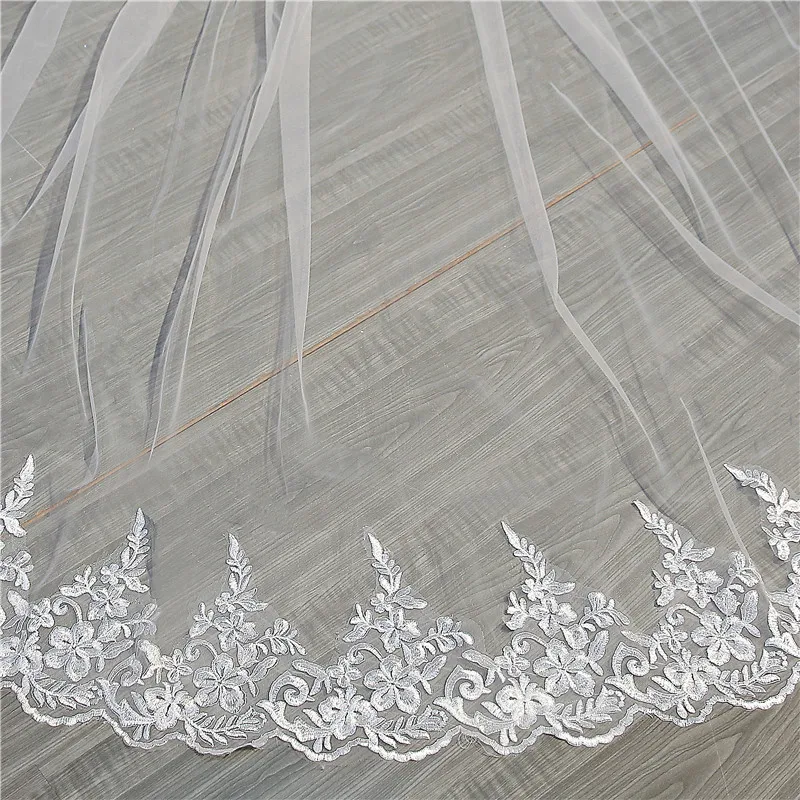 Wedding Veils with Comb Long Bridal Veils Sequins Lace Cathedral length trailing wedding accessories TS237
Wedding Veils with Comb Long Bridal Veils Sequins Lace Cathedral length trailing wedding accessories TS237