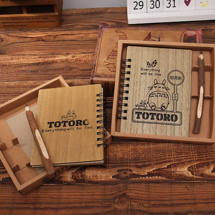 Creative Cute Cartoon Totoro Planner Hardcover Notebook Wooden Korean Stationery Diary Notepad School Supplies
Creative Cute Cartoon Totoro Planner Hardcover Notebook Wooden Korean Stationery Diary Notepad School Supplies