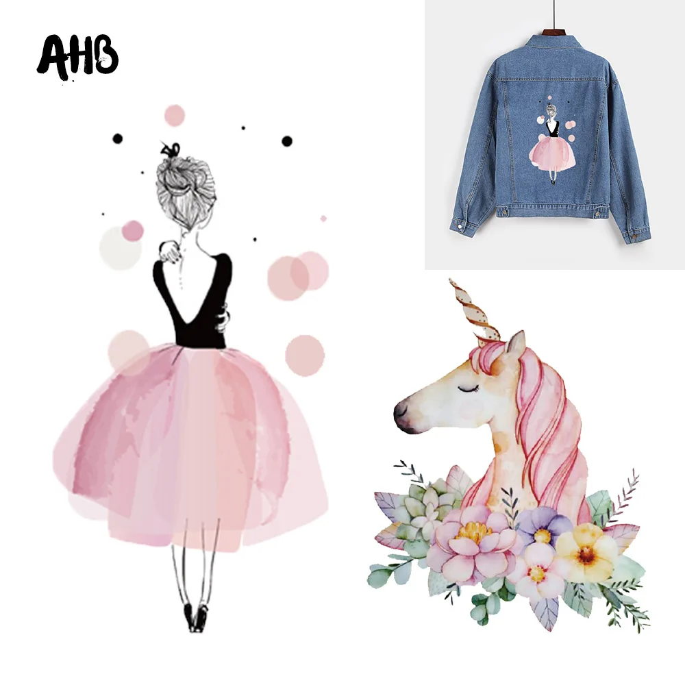 AHB Fashion Girls Unicorn Stickers for Clothes Iron on Heat Transfers Horse Patches A-Level Washable PVC Handmade Appliques
AHB Fashion Girls Unicorn Stickers for Clothes Iron on Heat Transfers Horse Patches A-Level Washable PVC Handmade Appliques