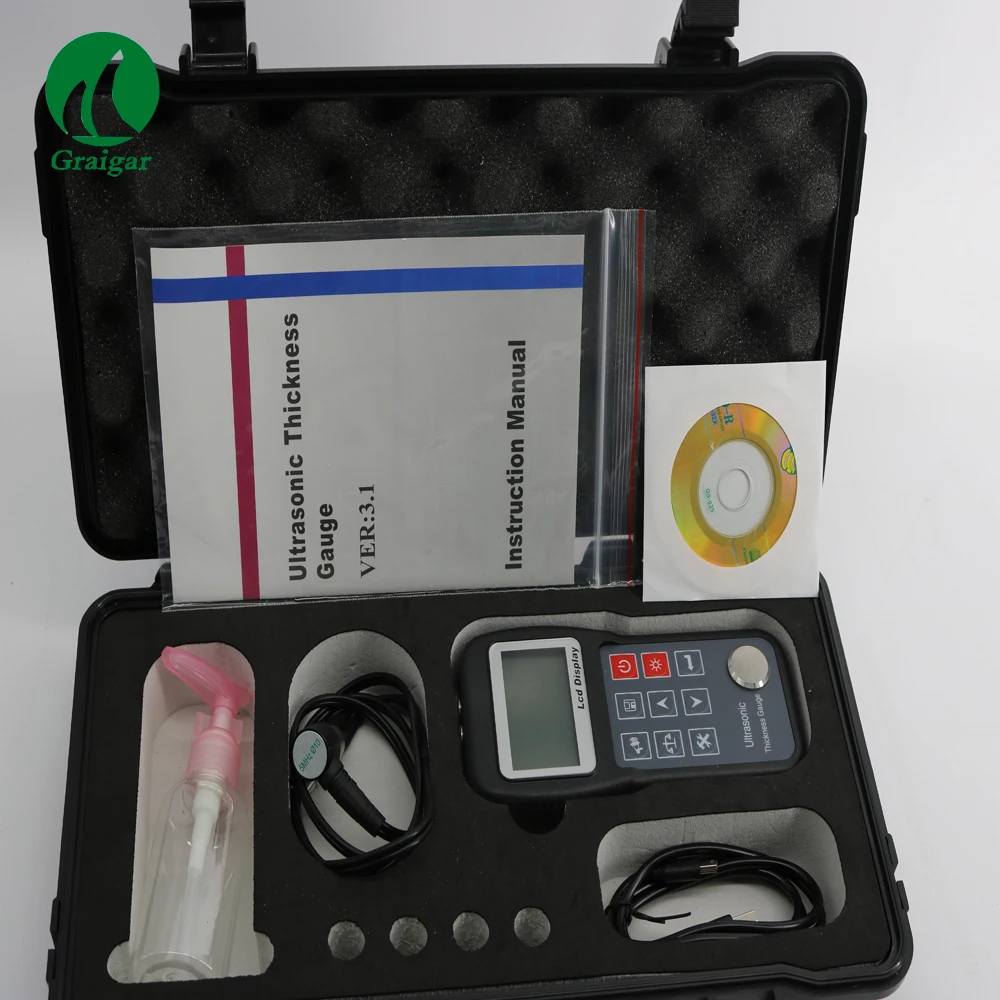 New KT-320 Digital Ultrasonic Metal Thickness Gauge KT320 Can be Equipped with a Variety of Different Frequency
New KT-320 Digital Ultrasonic Metal Thickness Gauge KT320 Can be Equipped with a Variety of Different Frequency
