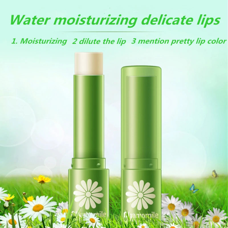 1 Pcs Moisturizing Chamomile BIOAQUA Transparent Lips Cream Balm Lipstick Lip Film Nourishing Beauty | Красота и