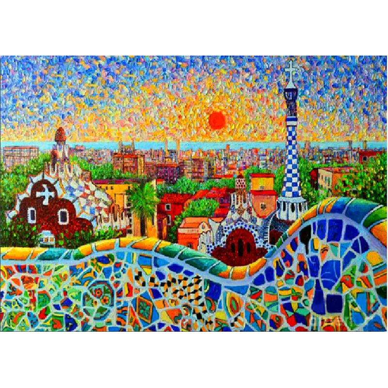 Полный Круглый дрель 5D DIY алмазная живопись "Испания Sunrise" 3D Вышивка крестом мозаика Стразы Декор для дома подарок
Полный Круглый дрель 5D DIY алмазная живопись "Испания Sunrise" 3D Вышивка крестом мозаика Стразы Декор для дома подарок