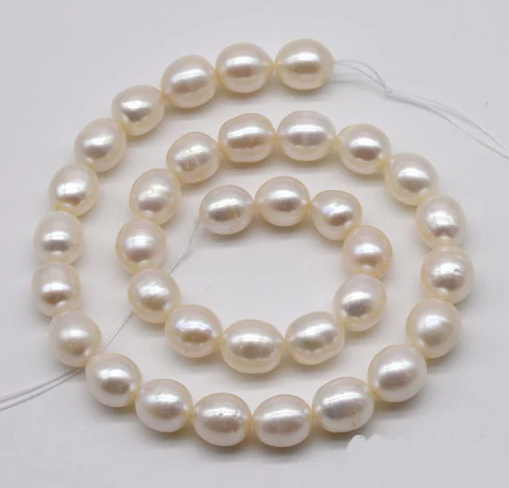 15inches One Full Strand Loose Pearl Jewellery,10-11mm White Color Rice Shaper Natural Freshwater Pearl Bead
15inches One Full Strand Loose Pearl Jewellery,10-11mm White Color Rice Shaper Natural Freshwater Pearl Bead