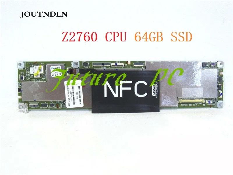 JOUTNDLN для HP ENVY X2 11 G Z2760 CPU 64GB SSD ablet материнская плата 692898 001 тестовая