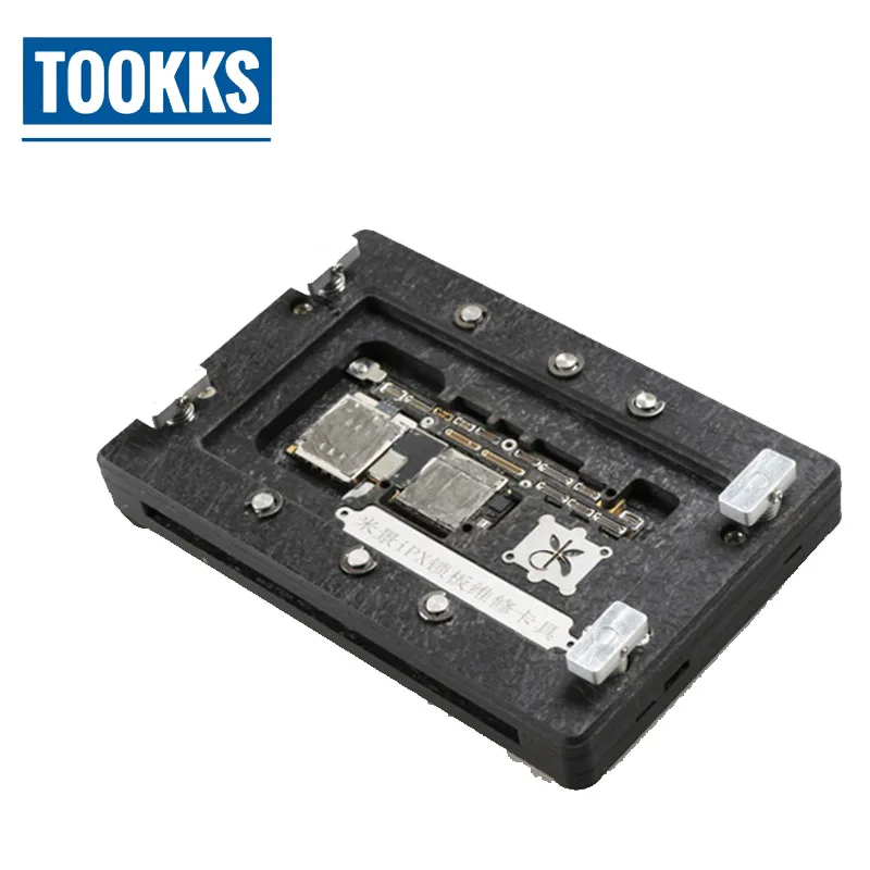 New Motherboard Holder Fixture Circuit Board Jig Fixture for iPhone X Motherboard A11 Chip Repair Tools Kit
New Motherboard Holder Fixture Circuit Board Jig Fixture for iPhone X Motherboard A11 Chip Repair Tools Kit