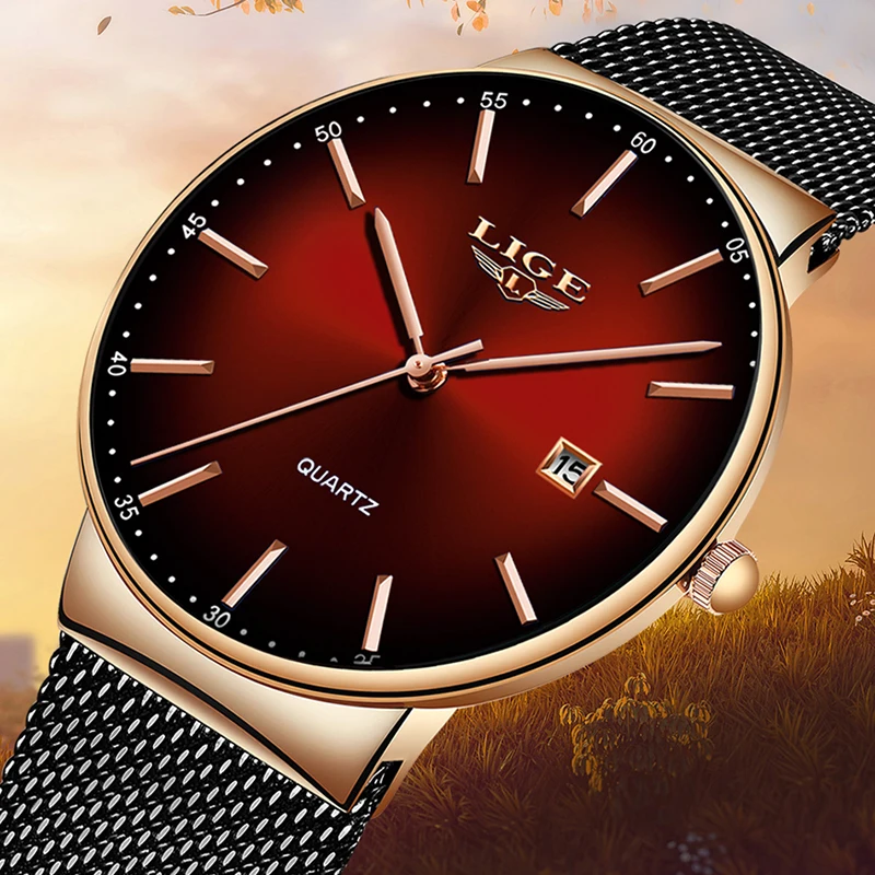 Montre Femme LIGE New Luxury Ladies Watch Fashion Simple Watches Women Black Mesh Belt Quartz Watch Women Clock Relogio Feminino
Montre Femme LIGE New Luxury Ladies Watch Fashion Simple Watches Women Black Mesh Belt Quartz Watch Women Clock Relogio Feminino