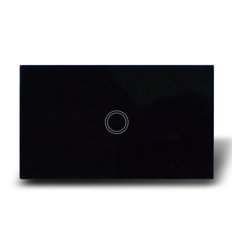 New Fashion 1 Gang 1 Way Crystal Glass Touch Wall Switch with blue LED backlight--US/AU Model
New Fashion 1 Gang 1 Way Crystal Glass Touch Wall Switch with blue LED backlight--US/AU Model