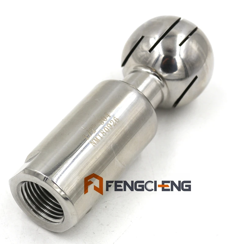 Rotating CIP Spray Ball 1/2" Connection 304 Stainless Sanitary Homebrew Beer Hardware
Rotating CIP Spray Ball 1/2" Connection 304 Stainless Sanitary Homebrew Beer Hardware