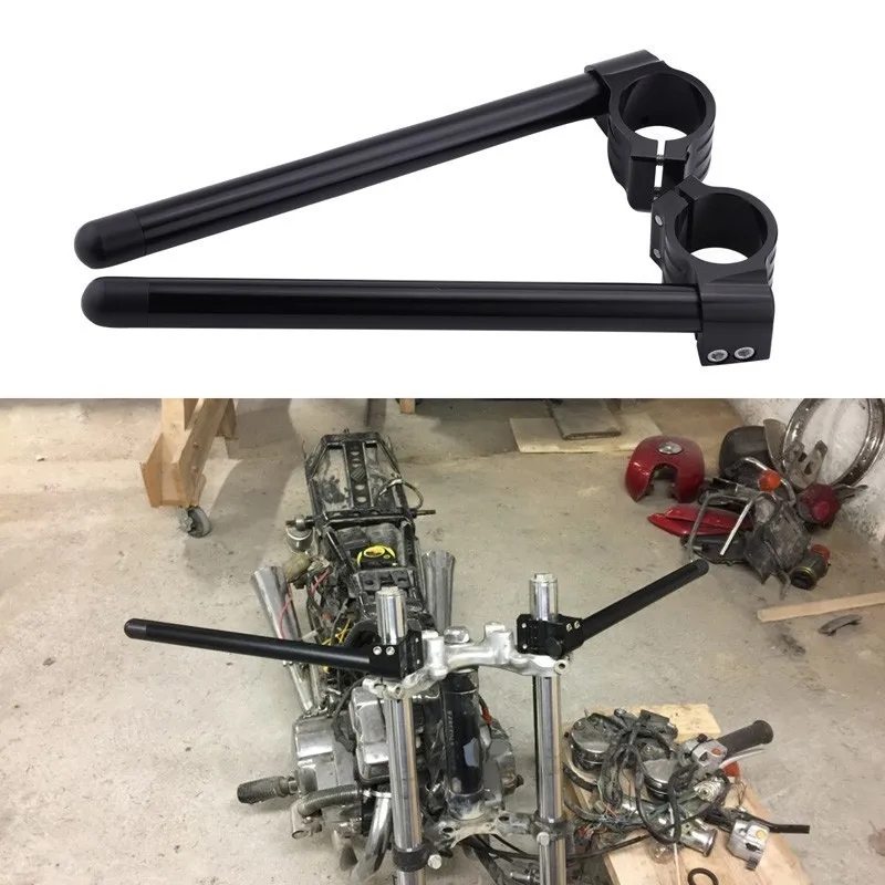 Motorcycle Handlebar Racing Adjustable Handlebars Handle Bar Cafe Racer On Ons Fork Handlebars 31/32/33/35/36/37/39/41/45/48mm
Motorcycle Handlebar Racing Adjustable Handlebars Handle Bar Cafe Racer On Ons Fork Handlebars 31/32/33/35/36/37/39/41/45/48mm
