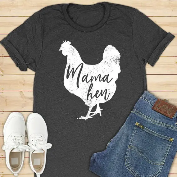 Mama Hen T-shirt Summer Short Sleeve For Mother's Gift Chicken Lady Shirt Euro Size Cotton Top Tees
Mama Hen T-shirt Summer Short Sleeve For Mother's Gift Chicken Lady Shirt Euro Size Cotton Top Tees