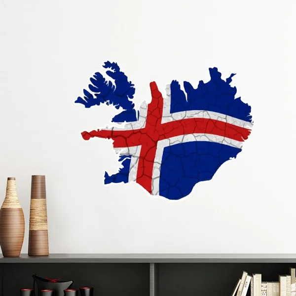 Map Iceland Abstract Flag Pattern Removable Wall Sticker Art Decals Mural DIY Wallpaper for Room Decal
Map Iceland Abstract Flag Pattern Removable Wall Sticker Art Decals Mural DIY Wallpaper for Room Decal