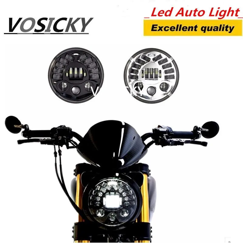 7 Inch Motorcycle LED Headlight 75W High Low Beam Light DRL Daytime Running Light for Jeep JK
7 Inch Motorcycle LED Headlight 75W High Low Beam Light DRL Daytime Running Light for Jeep JK