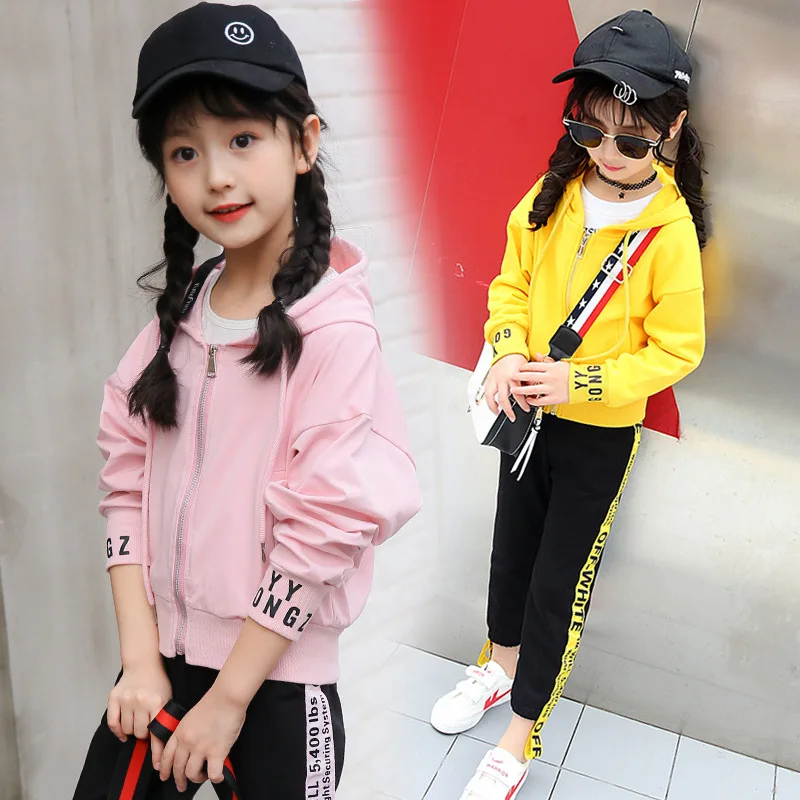 2017 Autumn New Children Girls Casual Suits Hoodies Jacket+pant,kids Girl 2pcs Pants Sets Outfit 4-14T
2017 Autumn New Children Girls Casual Suits Hoodies Jacket+pant,kids Girl 2pcs Pants Sets Outfit 4-14T