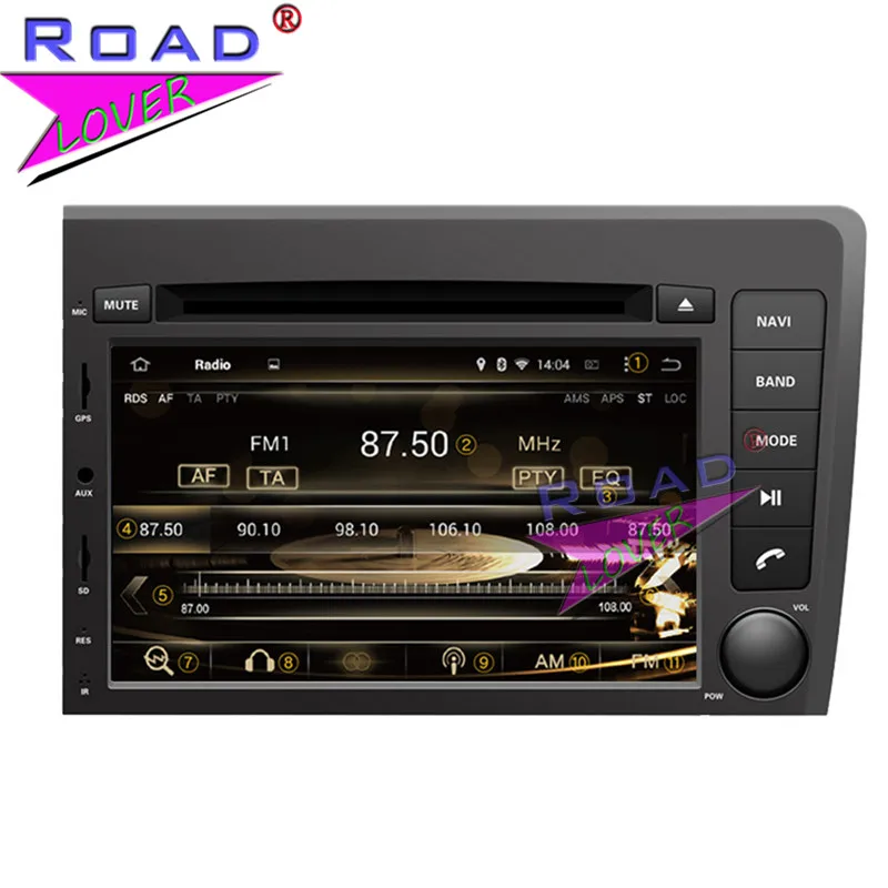 Roadlover Android 9 0 автомобильный DVD плеер радио для Volvo S60 V70 2001 2002 2003 2004 Новый Стерео GPS