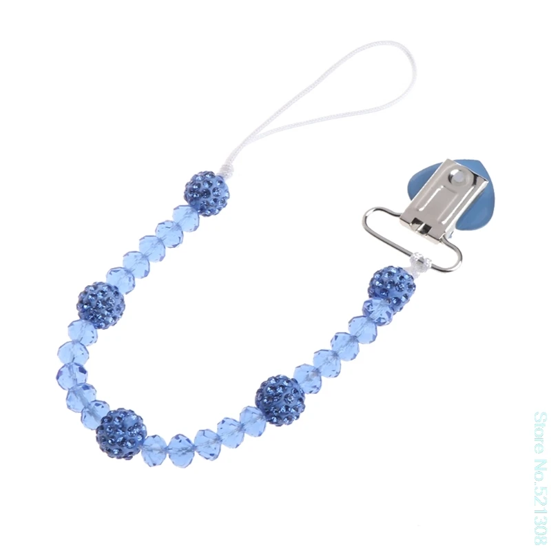 2020 New Baby Pacifier Chain Bling Crystal Hand Made Pacifier Clips Soother Chain Dummy Soother Nipple Leash Strap Feeding
2020 New Baby Pacifier Chain Bling Crystal Hand Made Pacifier Clips Soother Chain Dummy Soother Nipple Leash Strap Feeding