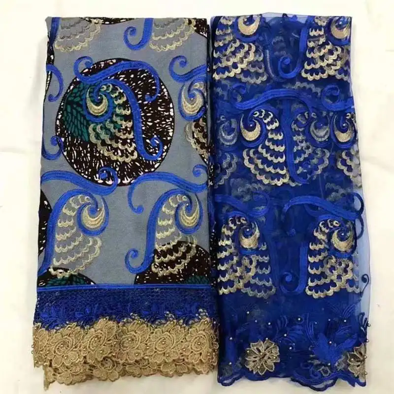 african batik embroidery high quality 2yards net lace with 6yards with beads water soluble beaded mesh cord wax lace fabric
african batik embroidery high quality 2yards net lace with 6yards with beads water soluble beaded mesh cord wax lace fabric