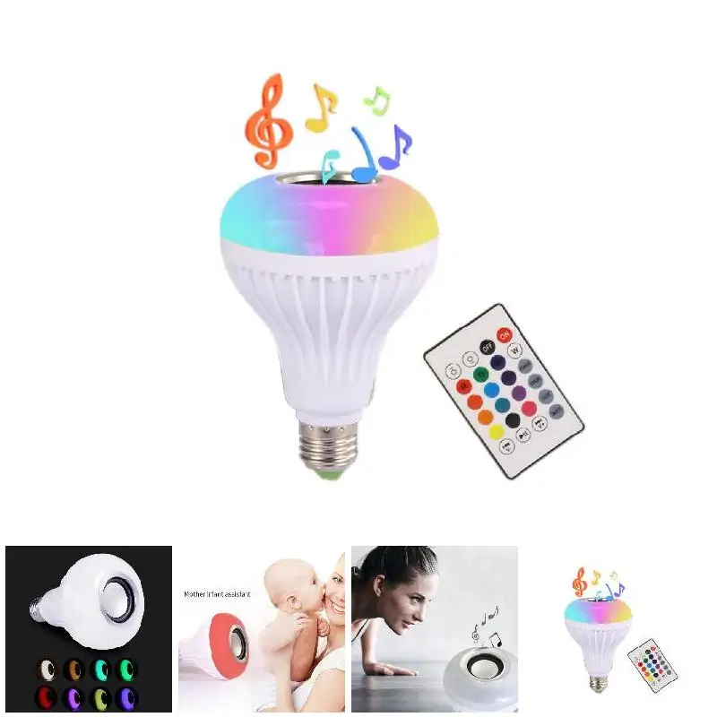Беспроводной bluetooth-динамик E27 RGB 110-240 в, лампа для воспроизведения музыки, светодиодный светильник с регулируемой яркостью, лампа с пультом д...
Беспроводной bluetooth-динамик E27 RGB 110-240 в, лампа для воспроизведения музыки, светодиодный светильник с регулируемой яркостью, лампа с пультом д...