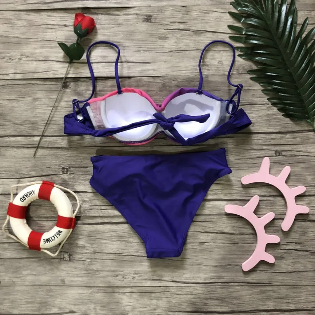 KLV Women Swimwear Beachwear Gradient Print 2 Pieces Swim suit Bathing Suit Push-up Low Waist Set Padded Bandage Suit swim 3.27
KLV Women Swimwear Beachwear Gradient Print 2 Pieces Swim suit Bathing Suit Push-up Low Waist Set Padded Bandage Suit swim 3.27