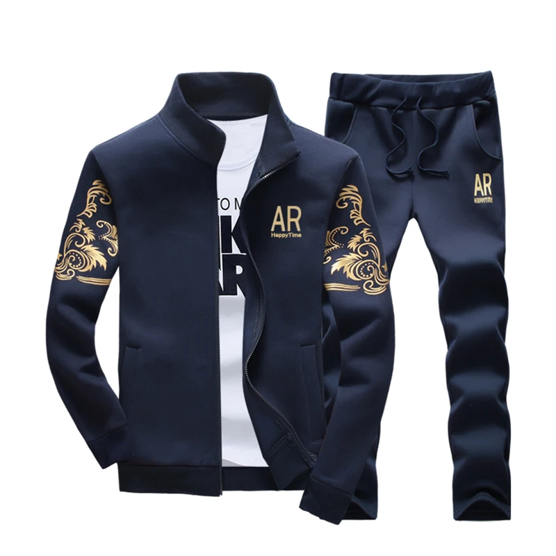 Mens Sweatshirt + Pants 2pcs/set Zipper Cardigans Prints Stand Collar Casual Tracksuits Big Size Plus Navy Gray
Mens Sweatshirt + Pants 2pcs/set Zipper Cardigans Prints Stand Collar Casual Tracksuits Big Size Plus Navy Gray