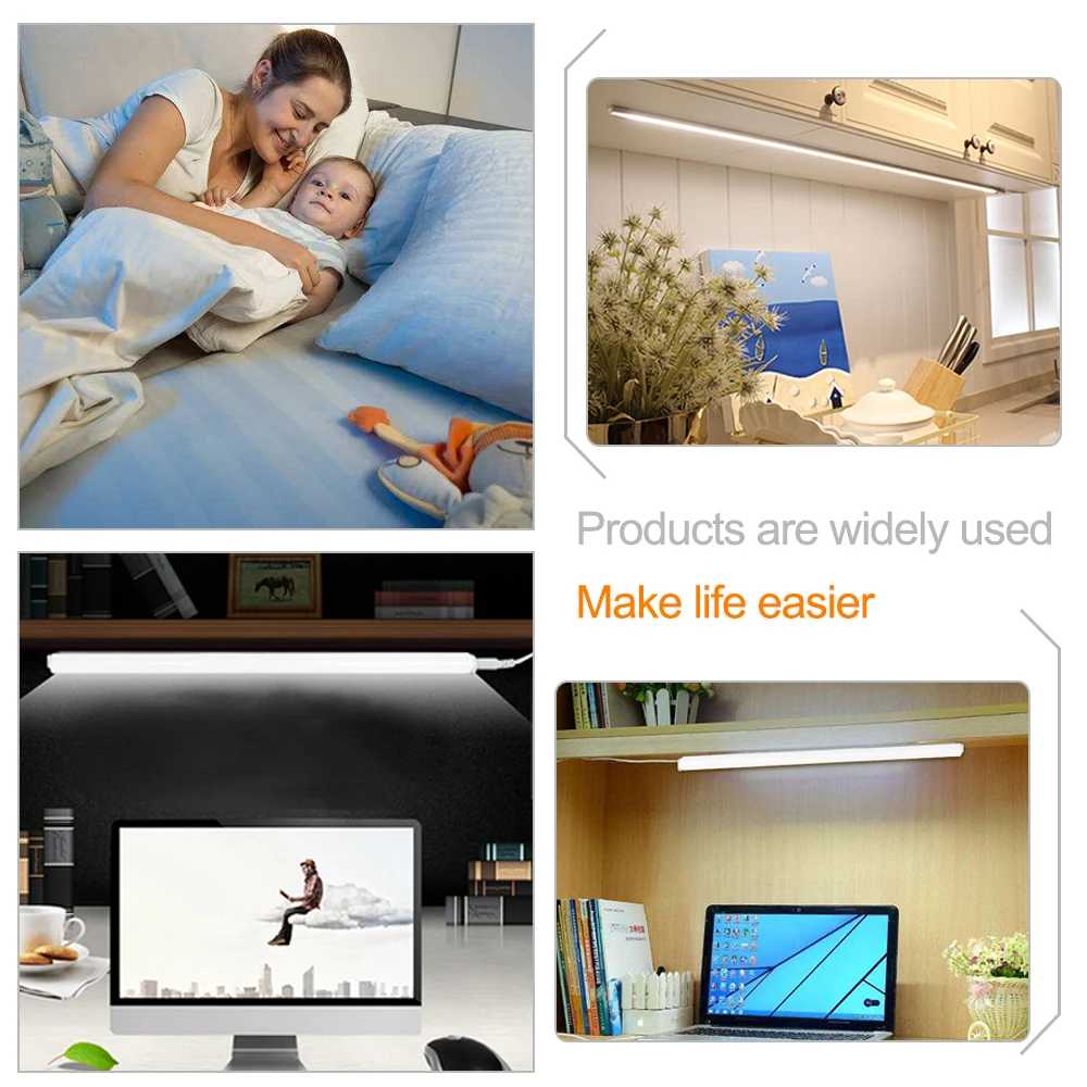 Eye-caring USB LED Book Light DC 5V LED Desk Table Lamp 30 LEDs Tube Strip Bar for Bedside Study Children Reading Night Lights
Eye-caring USB LED Book Light DC 5V LED Desk Table Lamp 30 LEDs Tube Strip Bar for Bedside Study Children Reading Night Lights