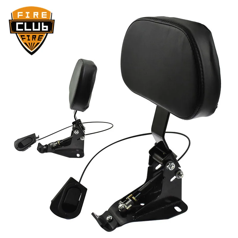 Detachable Adjustable Driver Rider Backrest w/ Mounting Kits For Harley Touring Road King Street Glide FLHR FLHX FLTRX 2009-2019
Detachable Adjustable Driver Rider Backrest w/ Mounting Kits For Harley Touring Road King Street Glide FLHR FLHX FLTRX 2009-2019