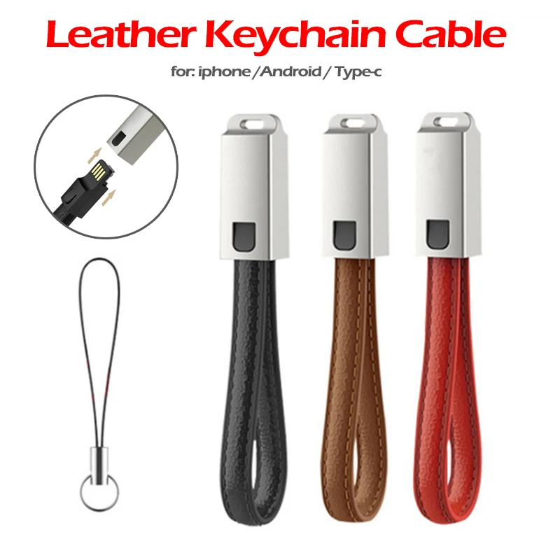 Mini Keychain Metal Leather Charger Usb-c for IPhone X Samsung S8 S9 Xiaomi Mi6 Mi8 USB Type C Fast Charging Usb C Cable Type-c
Mini Keychain Metal Leather Charger Usb-c for IPhone X Samsung S8 S9 Xiaomi Mi6 Mi8 USB Type C Fast Charging Usb C Cable Type-c