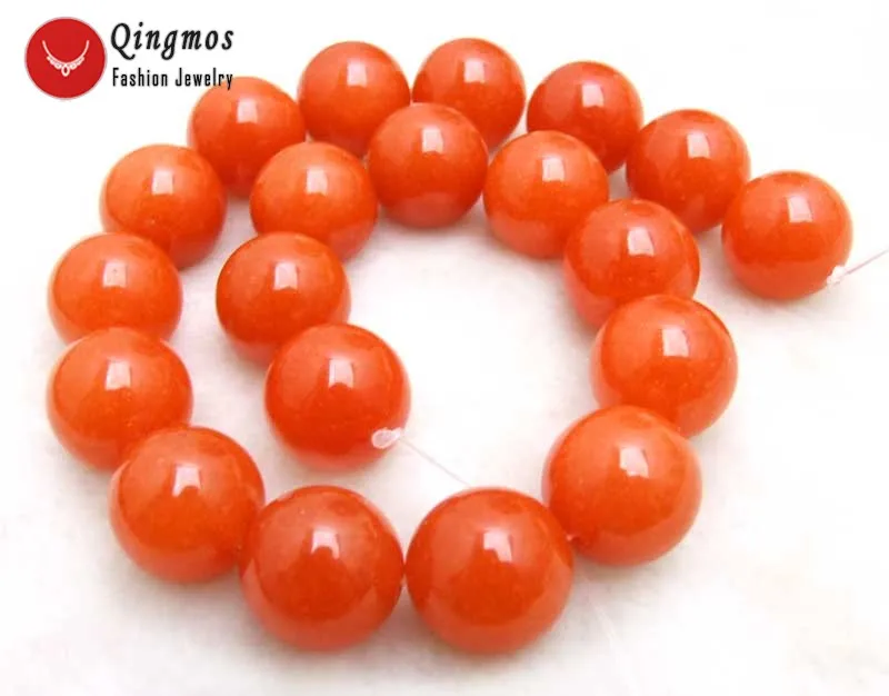 Qingmos 10mm Round Natural Gem Stone Red Jades Beads Loose Beads for Jewelry Making Necklace Bracelet DIY 15'' Los69
Qingmos 10mm Round Natural Gem Stone Red Jades Beads Loose Beads for Jewelry Making Necklace Bracelet DIY 15'' Los69