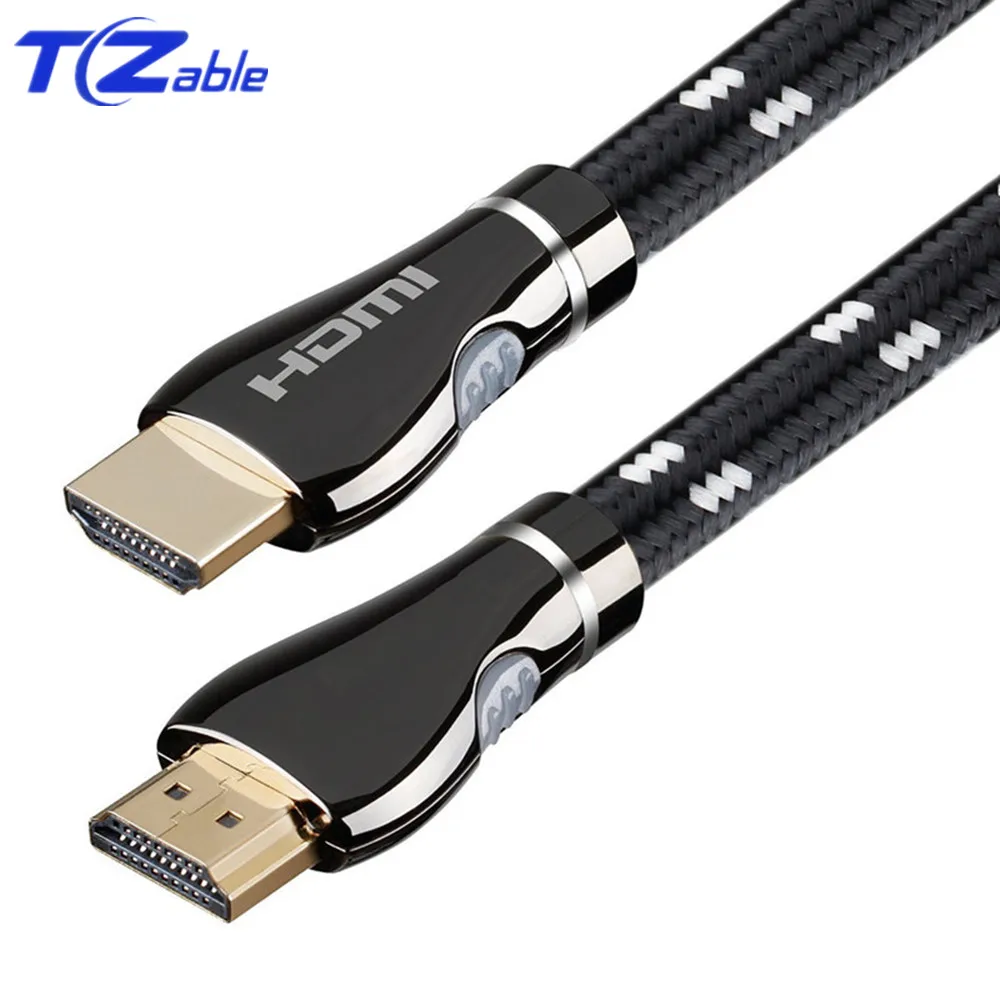 HDMI 2.0 4K Cable Black HD Video Cables Gold Plated 3D Cable 1M 1.5M 2M 3M 5M 8M 10M HD Cable for HDTV Splitter
HDMI 2.0 4K Cable Black HD Video Cables Gold Plated 3D Cable 1M 1.5M 2M 3M 5M 8M 10M HD Cable for HDTV Splitter