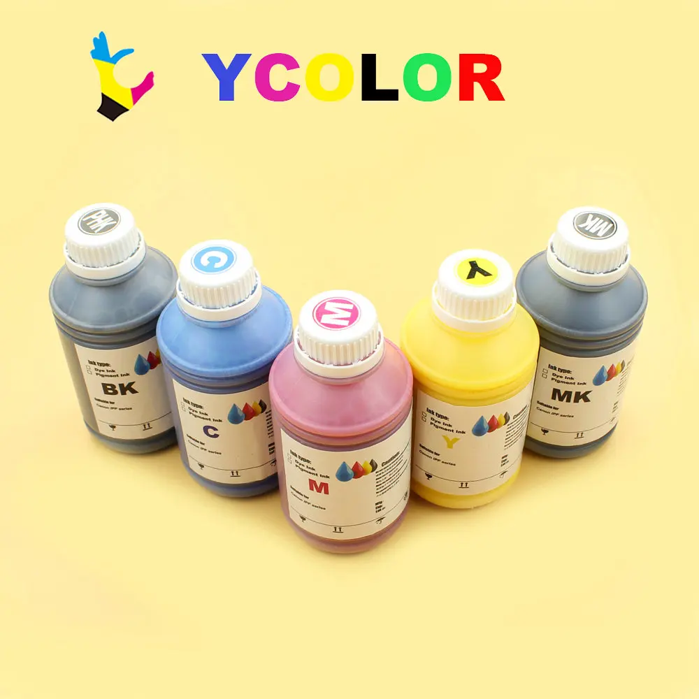 DGYCJLFP 6Color/set 500ML/Bottle Universal Dye/Pigment ink for Canon IPF 810 820 815 825 printer
DGYCJLFP 6Color/set 500ML/Bottle Universal Dye/Pigment ink for Canon IPF 810 820 815 825 printer