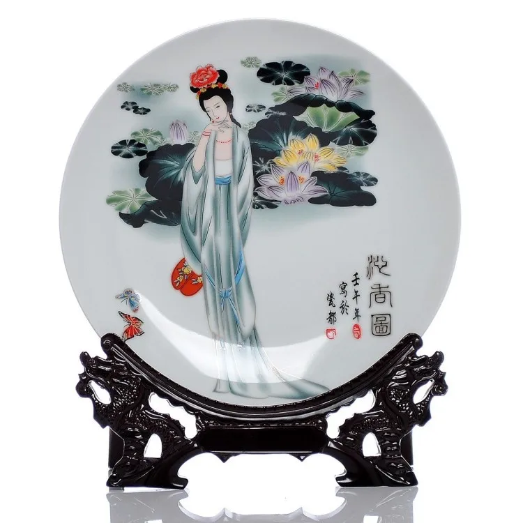 TOP GOOD business present -handicraft Vintage CHINESE Woman porcelain home OFFICE Decor art plate Decoration
TOP GOOD business present -handicraft Vintage CHINESE Woman porcelain home OFFICE Decor art plate Decoration