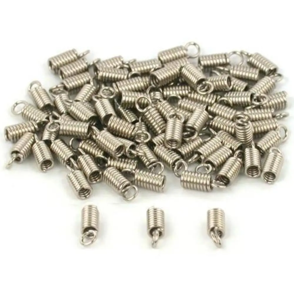 200pcs/1 set Jewelry MakingStainless Steel Leather Cord Ends Caps Necklace Clasp Jewelry Parts Silver 10x4mm
200pcs/1 set Jewelry MakingStainless Steel Leather Cord Ends Caps Necklace Clasp Jewelry Parts Silver 10x4mm