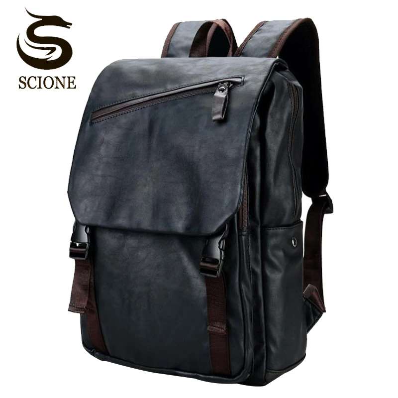 Hot PU Waterproof 15.6 inch laptop Travel Backpacks Men Shcool Leather Backpack For Teenager Men Casual Daypacks Mochila Male
Hot PU Waterproof 15.6 inch laptop Travel Backpacks Men Shcool Leather Backpack For Teenager Men Casual Daypacks Mochila Male