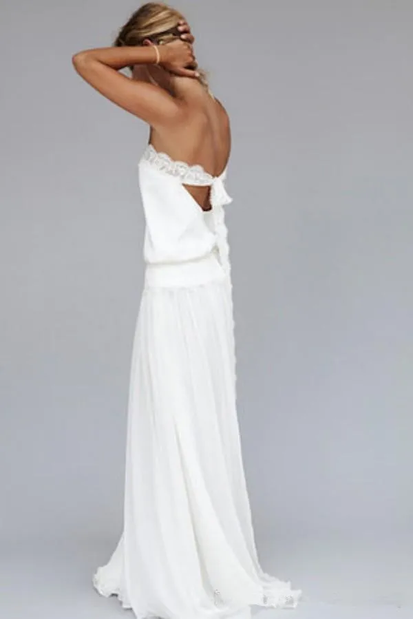 Vintage Dresses 1920s Beach Wedding Dress Cheap Dropped Waist Bohemian Strapless Backless Boho Bridal Gowns Lace Ribbon Custom
Vintage Dresses 1920s Beach Wedding Dress Cheap Dropped Waist Bohemian Strapless Backless Boho Bridal Gowns Lace Ribbon Custom