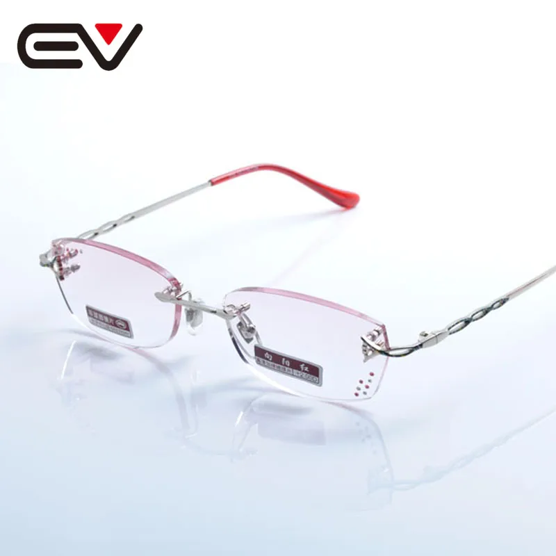 Elegant Women Metal Rimless Reading Glassse Silver Lady Rinestone Cutting Presbyopia Eyeglasses oculos de leitura sem aro EV1320
Elegant Women Metal Rimless Reading Glassse Silver Lady Rinestone Cutting Presbyopia Eyeglasses oculos de leitura sem aro EV1320