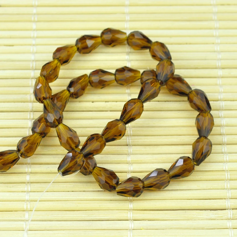 350pcs 5x7MM Oval WaterDrop Crystal Beads Dark Brown Crystal Glass beads Faceted Crystal Beads Curtains Chandelier Light DIY
350pcs 5x7MM Oval WaterDrop Crystal Beads Dark Brown Crystal Glass beads Faceted Crystal Beads Curtains Chandelier Light DIY
