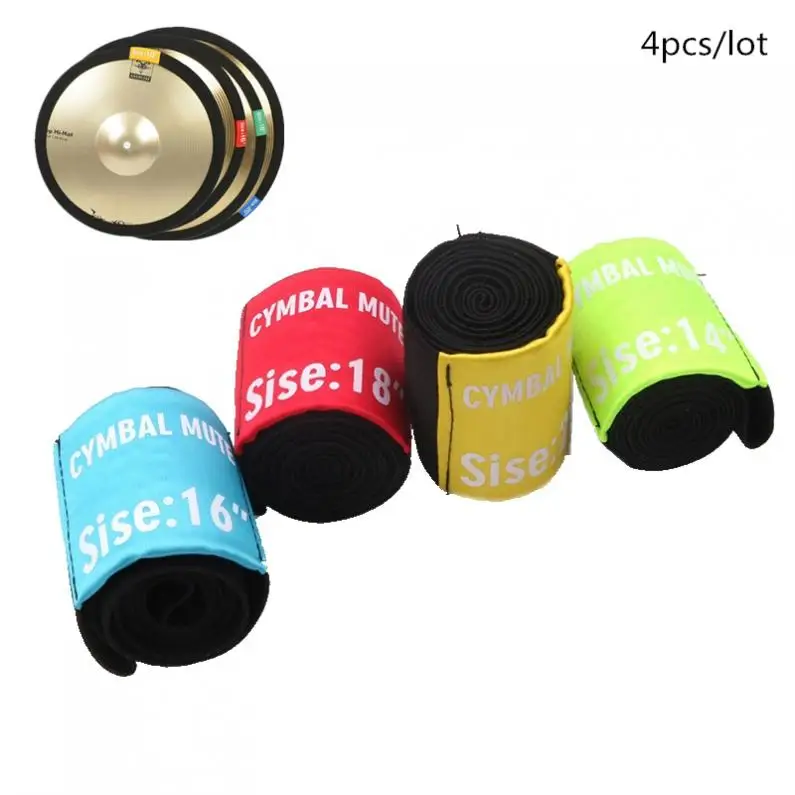4pcs/lot Durable 14 16 18 20 Inch Cymbal Mute Circle Ring Drum Set Hi-hat Practice Silencer
4pcs/lot Durable 14 16 18 20 Inch Cymbal Mute Circle Ring Drum Set Hi-hat Practice Silencer